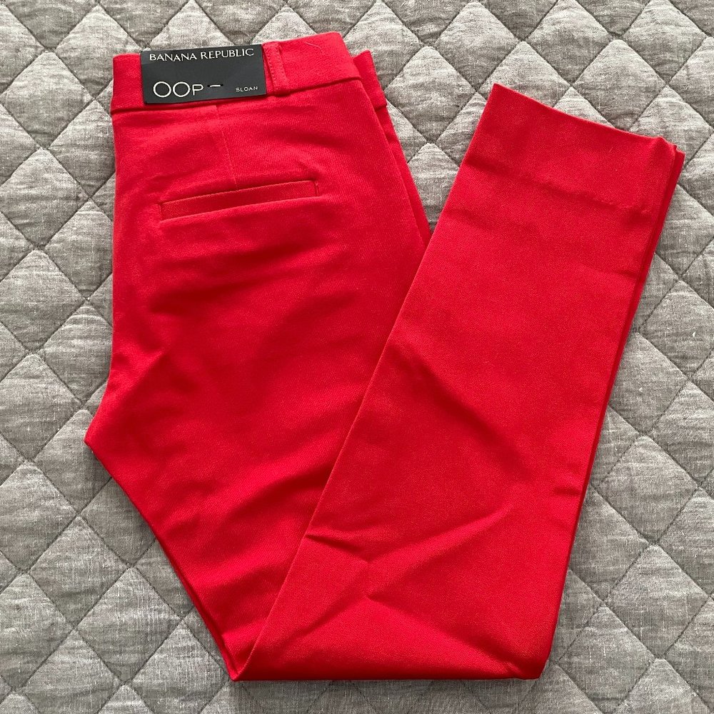 NWT Banana Republic Sloan Fit, Copped/Ankle Pant, Size 00P